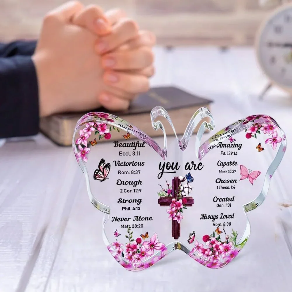 Christian Gifts for Women, Butterfly Inspirational Gifts for Friends, Religious - Picture 3 of 7